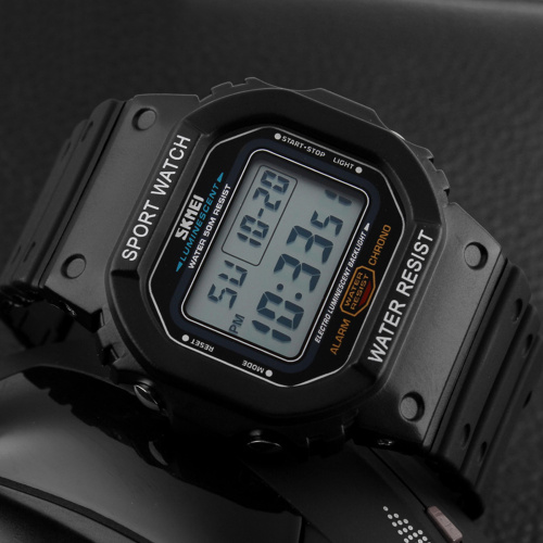 Годинник чоловічий Skmei 1134BKWT Black-White-2
