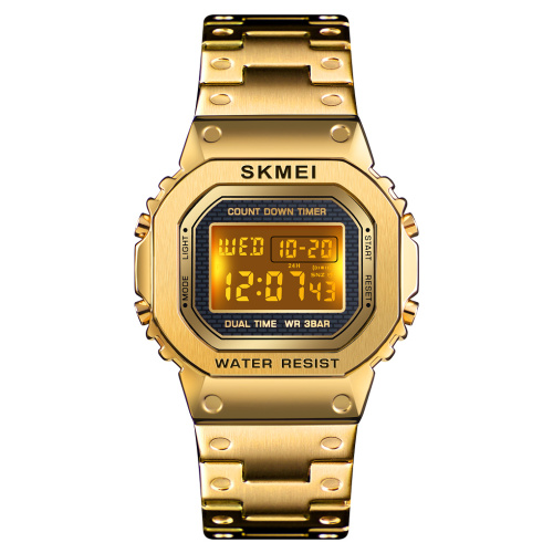 Годинник чоловічий Skmei 1456GD Gold-0