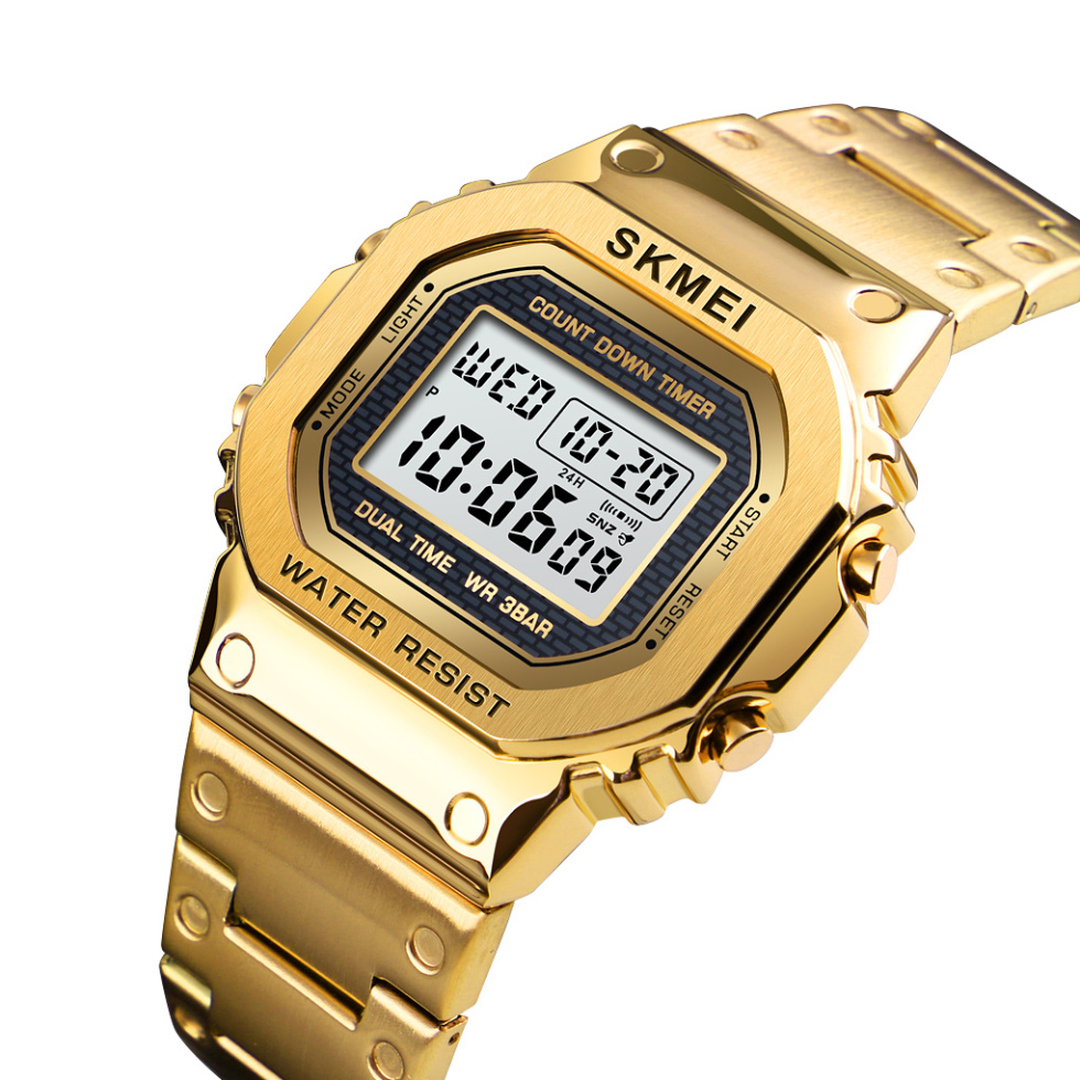 large Годинник чоловічий Skmei 1456GD Gold 1