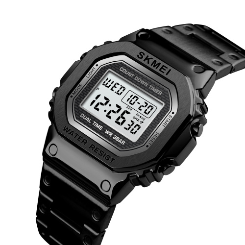 Годинник чоловічий Skmei 1456BK Black-1