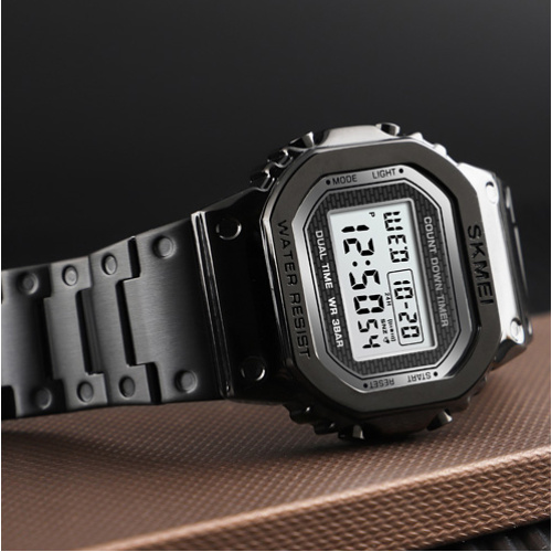 Годинник чоловічий Skmei 1456BK Black-2