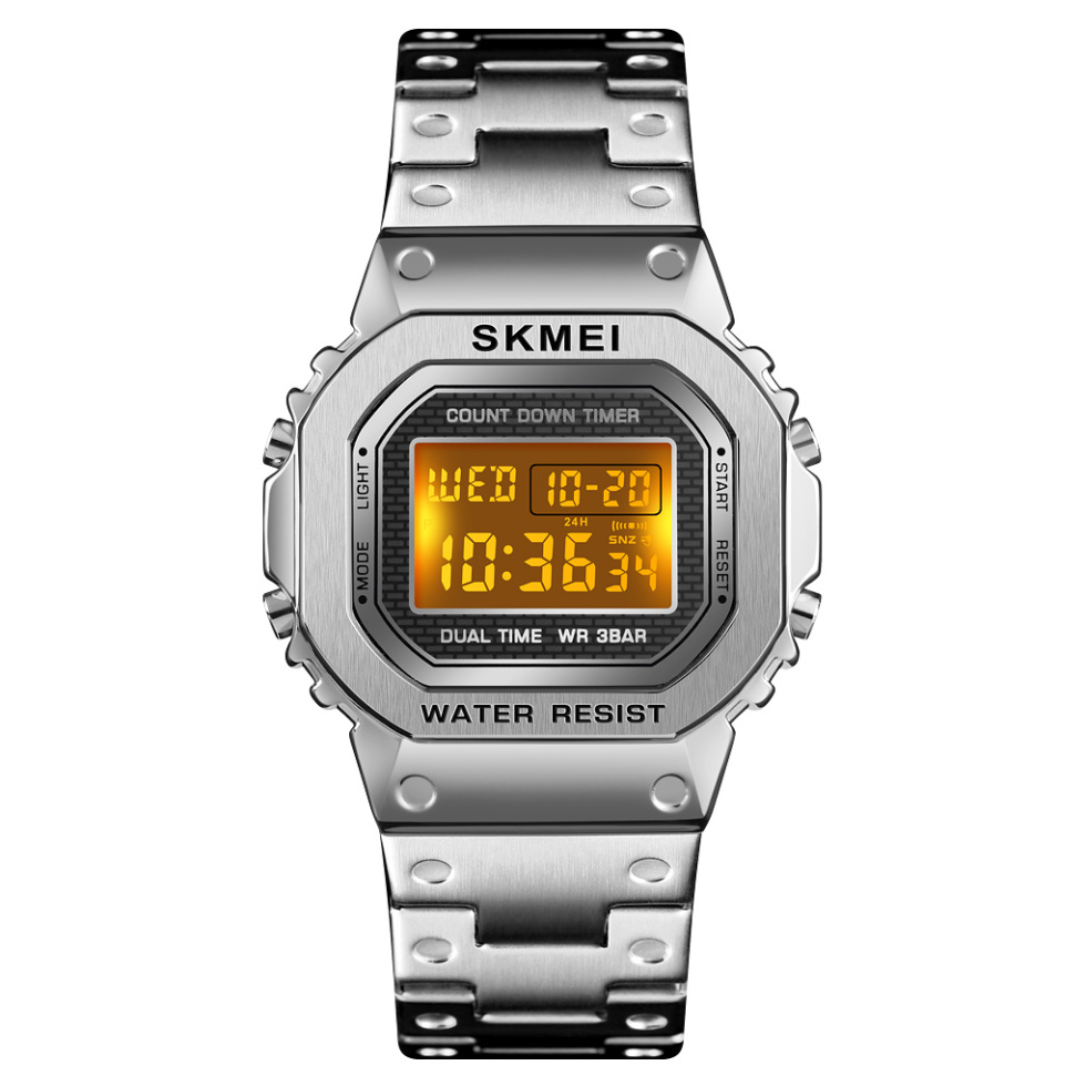 large Часы мужские Skmei 1456SI Silver 0