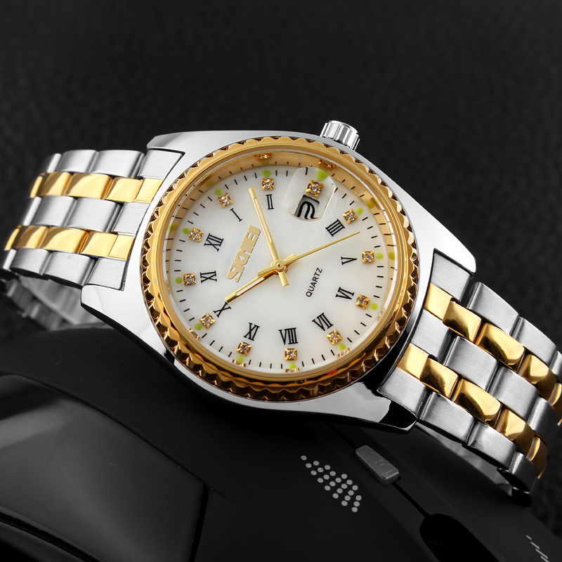 large Годинник чоловічий Skmei 9098WT-B White Men 1