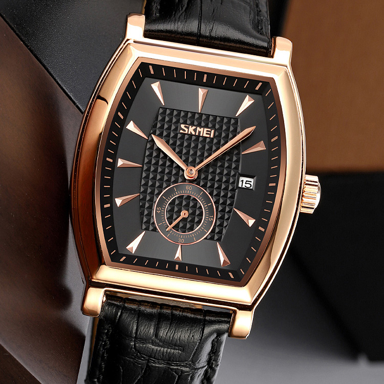 large Годинник чоловічий Skmei 9306RGBK Rose Gold-Black 2