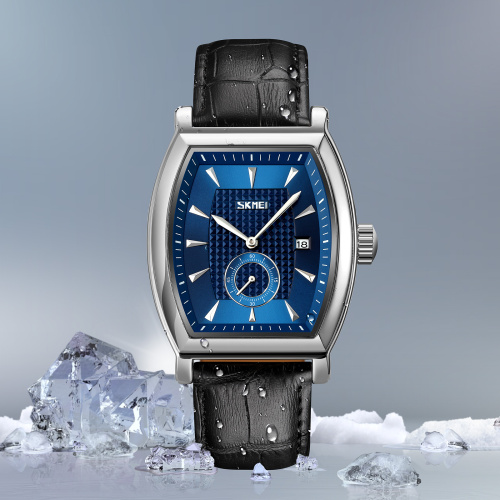 Часы мужские Skmei 9306SIBU Silver-Blue-3