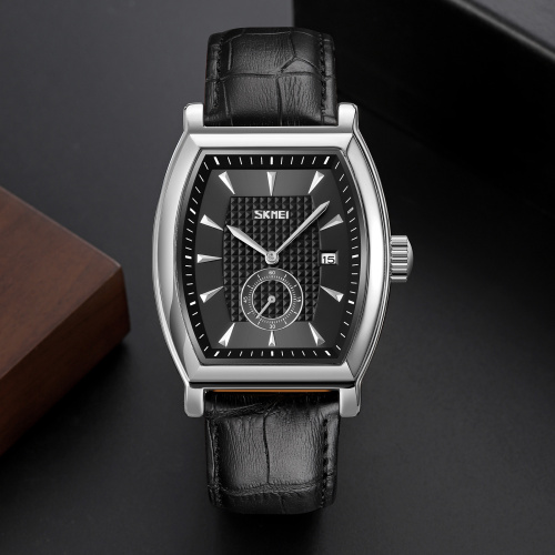 Часы мужские Skmei 9306SIBK Silver-Black-1