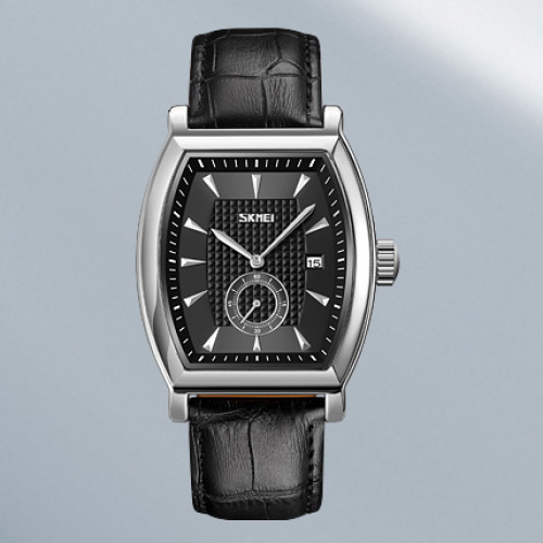 Часы мужские Skmei 9306SIBK Silver-Black-2