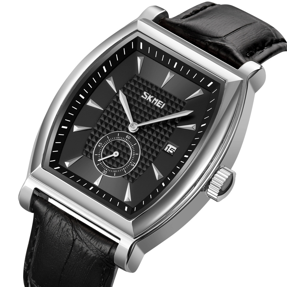 large Часы мужские Skmei 9306SIBK Silver-Black 0