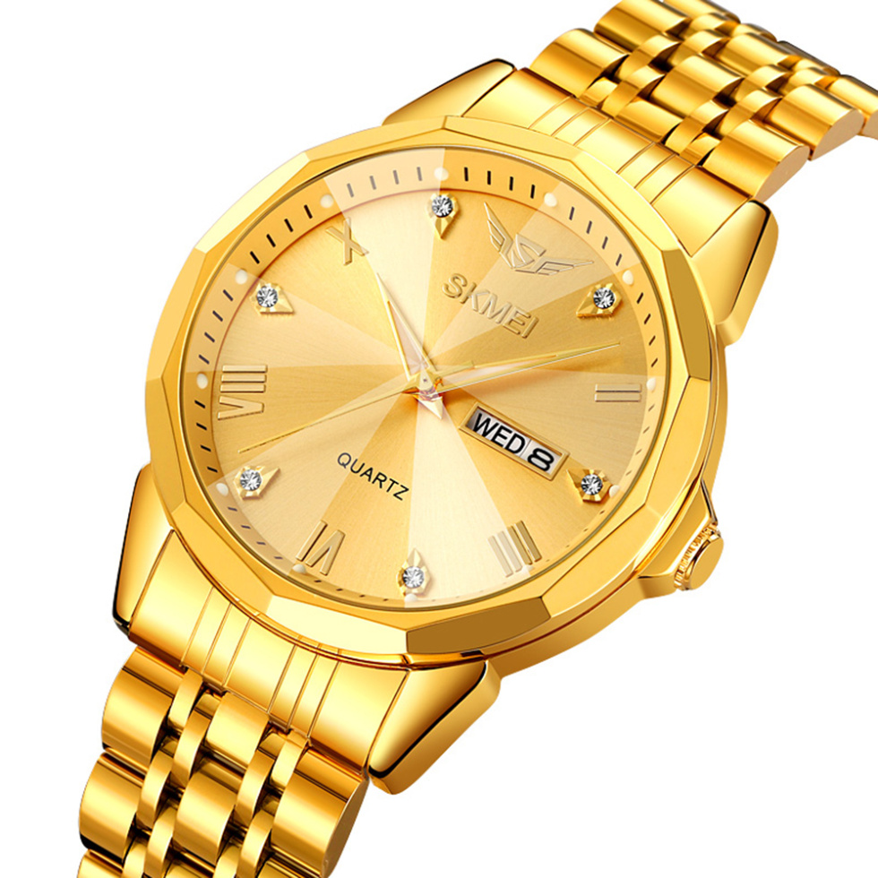 large Часы мужские Skmei 2291GDGD Gold-Gold 0