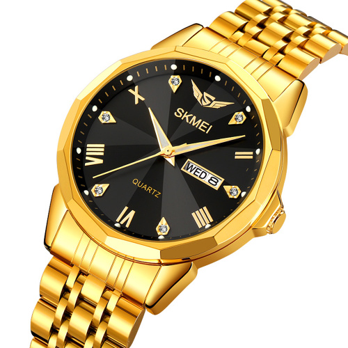 Годинник чоловічий Skmei 2291GDBK Gold-Black-0