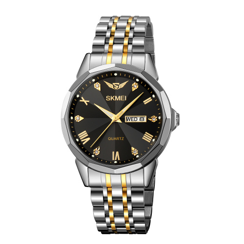 Часы мужские Skmei 2291TGDBK Silver-Gold-Black