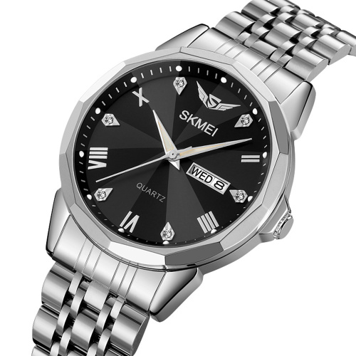 Годинник чоловічий Skmei 2291SIBK Silver-Black-0