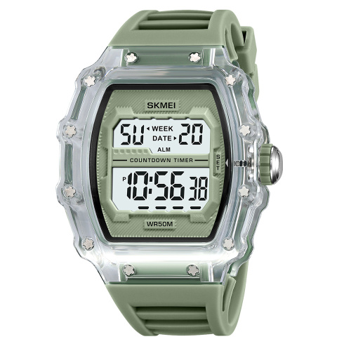 Часы мужские Skmei 2296WTGN White-Green