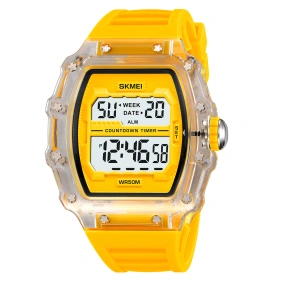  Skmei 2296 White-Yellow