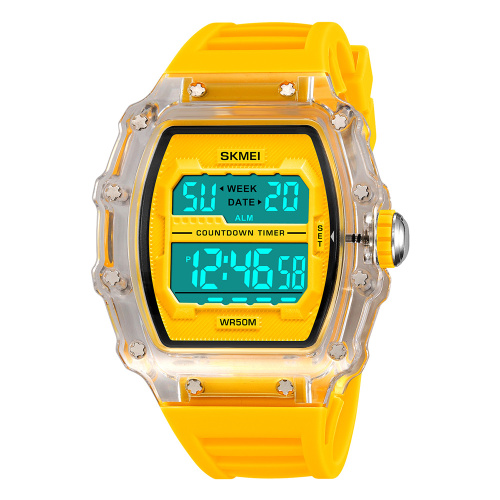 Часы мужские Skmei 2296WTYL White-Yellow-0