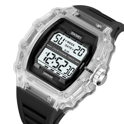 Часы мужские Skmei 2296WTBK White-Black-1