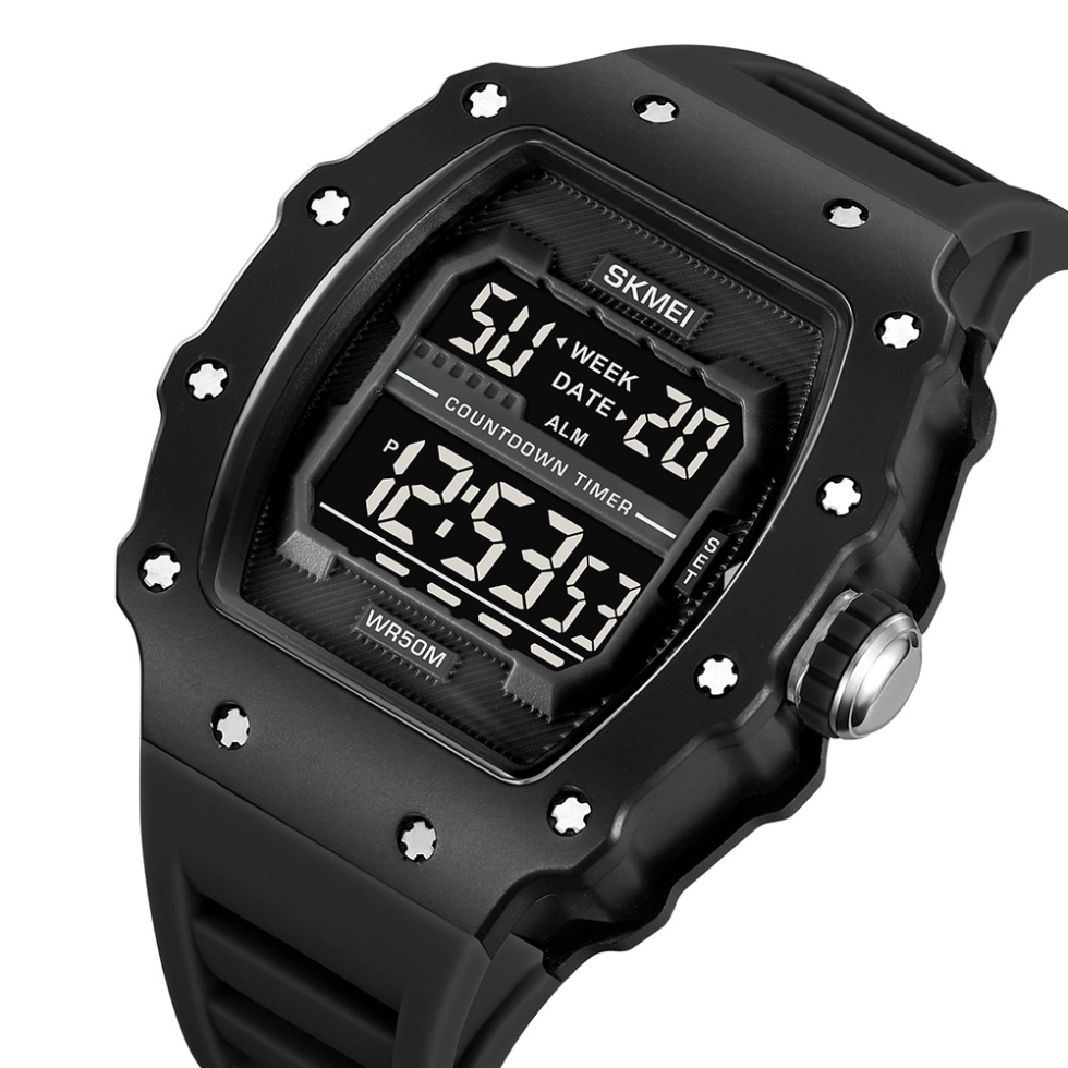 large Часы мужские Skmei 2296MTBKBK Matte Black 1