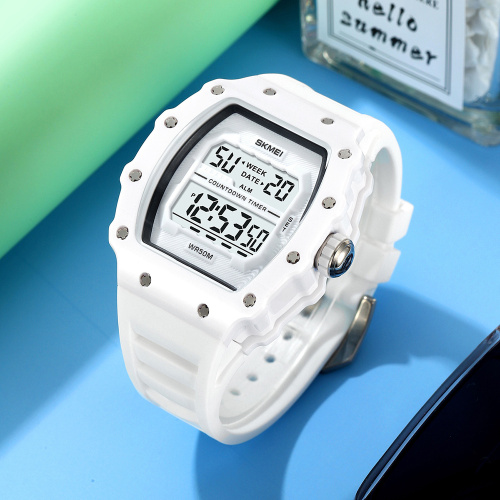 Часы мужские Skmei 2296WT White-3