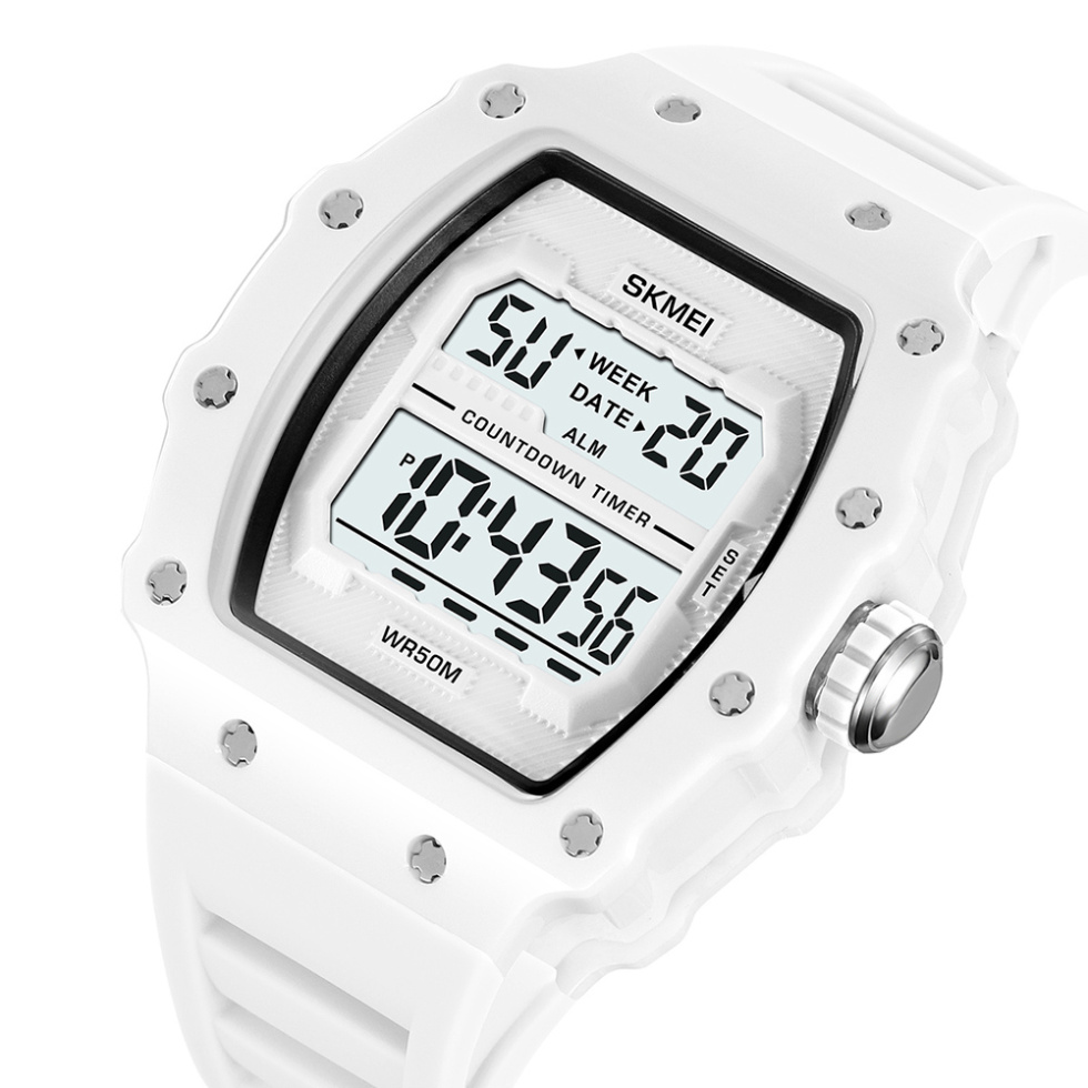 large Часы мужские Skmei 2296WT White 1