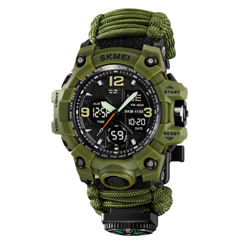 Годинник чоловічий Skmei 1155BNAG Army Green