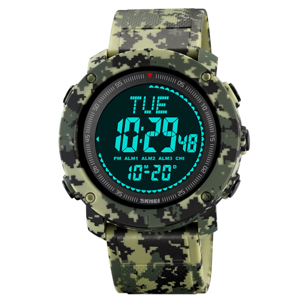 large Часы мужские Skmei 2095CMGN Camo Green 0