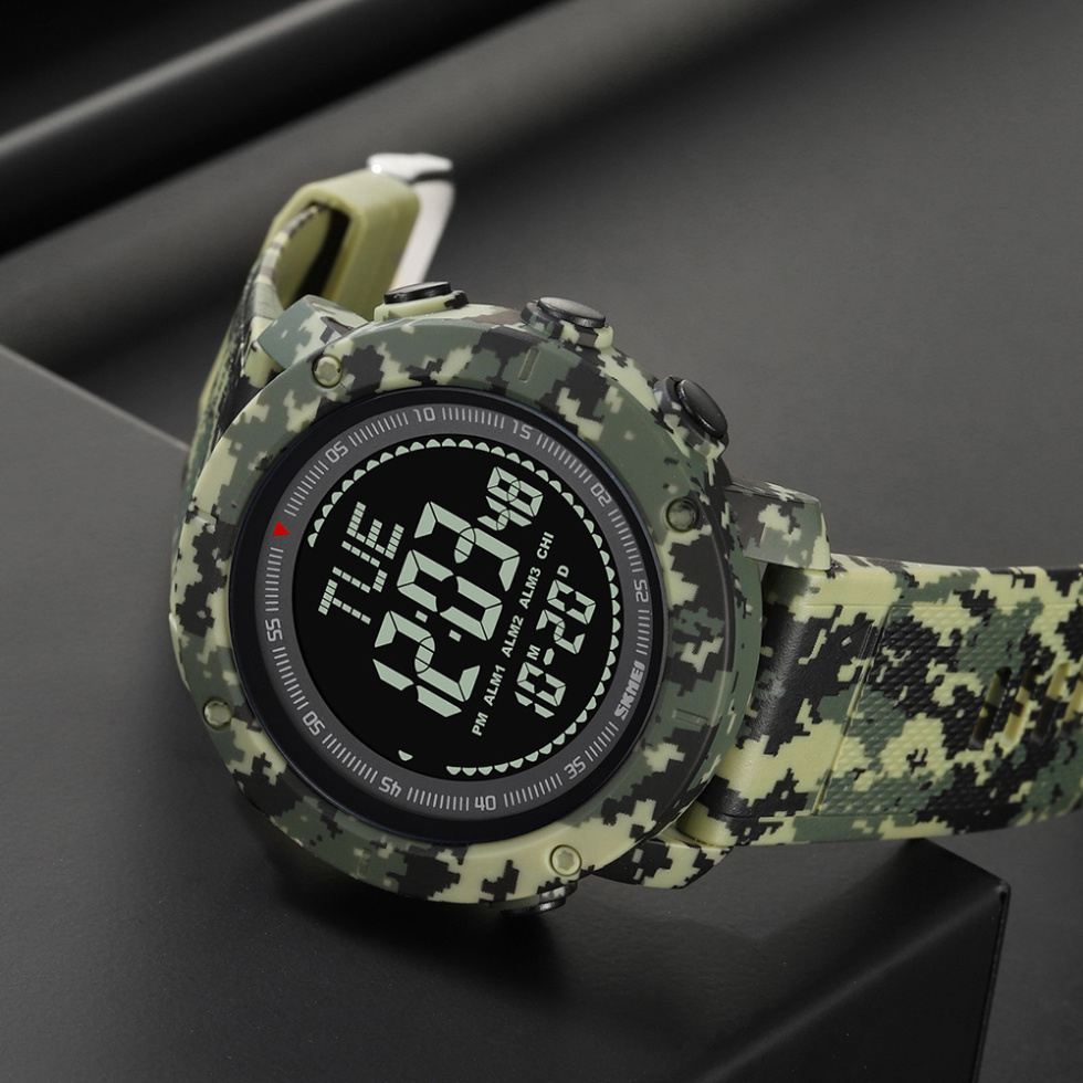 large Часы мужские Skmei 2095CMGN Camo Green 5