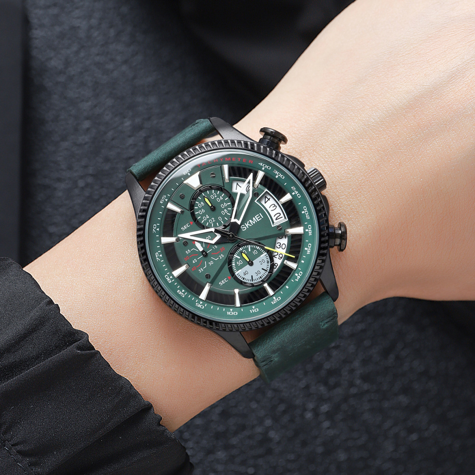 large Годинник чоловічий Skmei 2059DKGN Dark Green 1