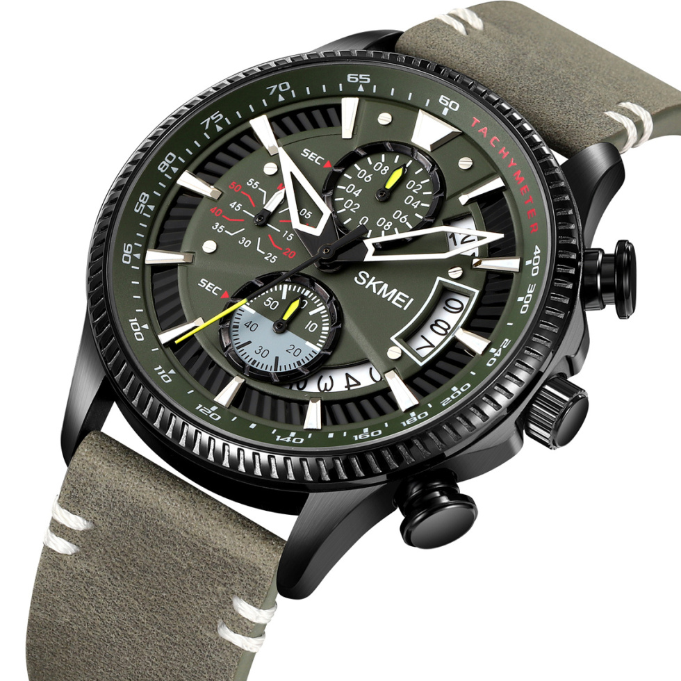 large Годинник чоловічий Skmei 2059LTGN Light Green 0
