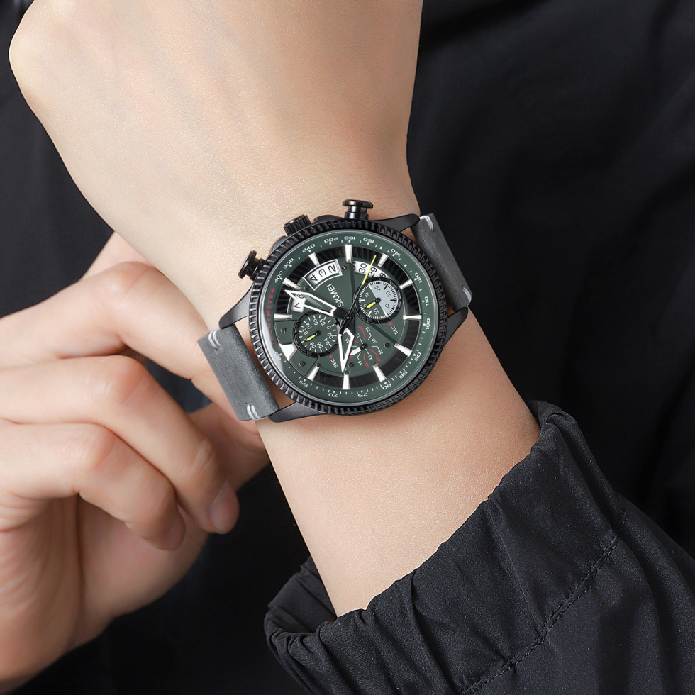 large Годинник чоловічий Skmei 2059LTGN Light Green 1