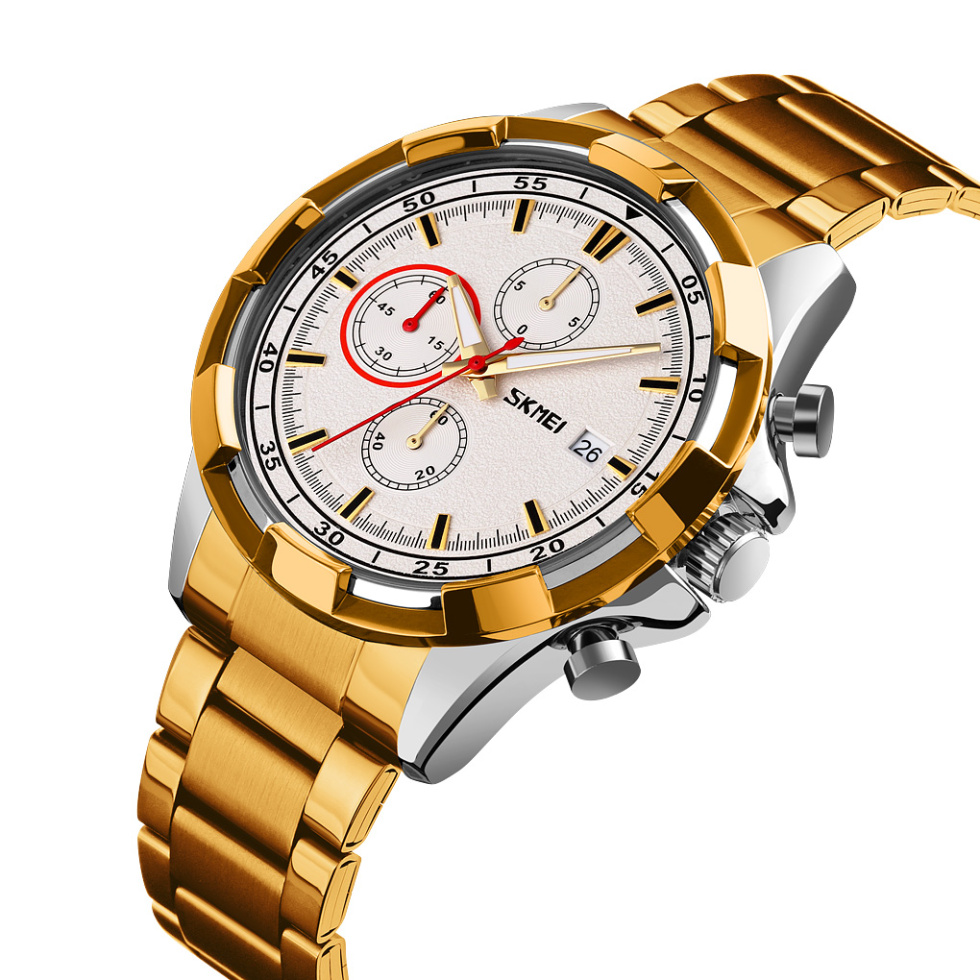 large Часы мужские Skmei 9192GD Gold 0