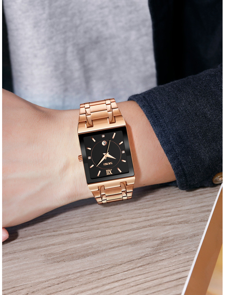 large Годинник чоловічий Skmei 9263RGBK Rose Gold-Black 1