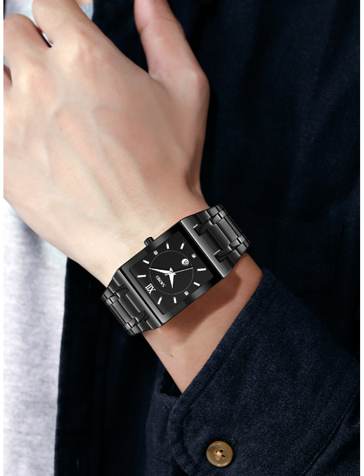large Годинник чоловічий Skmei 9263BKBK Black-Black 1