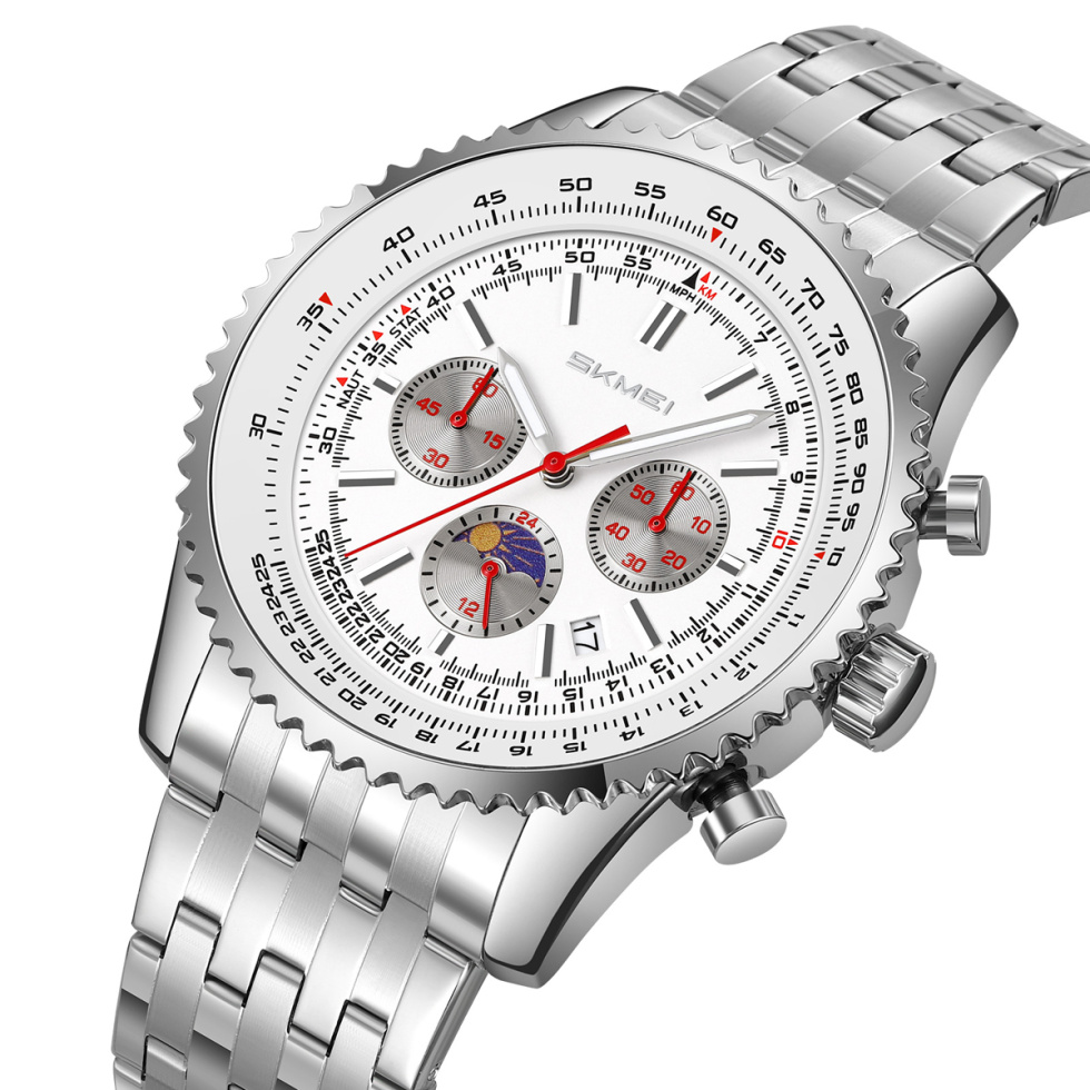 large Часы мужские Skmei 9348SI Silver 0