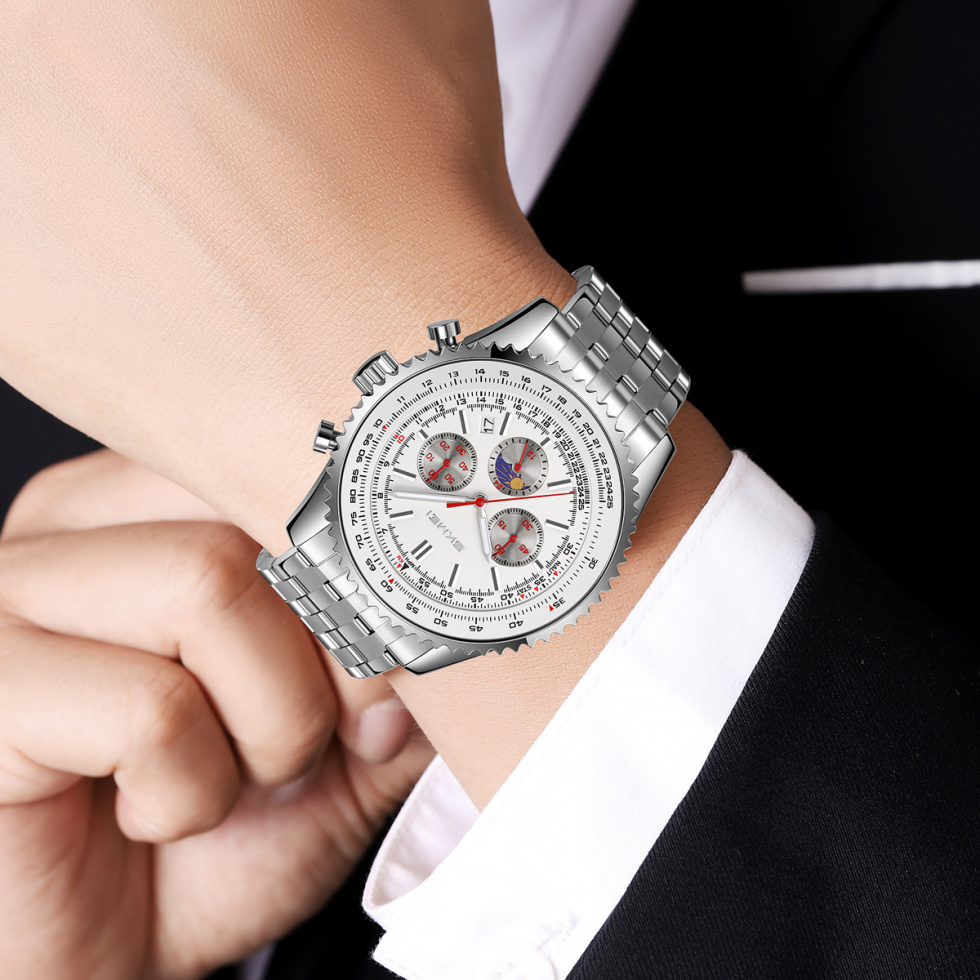 large Часы мужские Skmei 9348SI Silver 1