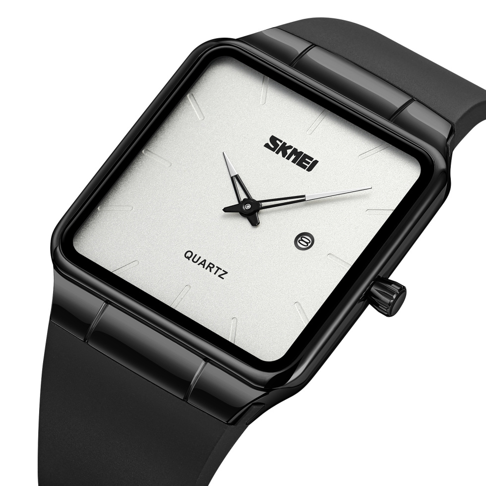 large Годинник чоловічий Skmei 1961BKSI Black-Silver 0