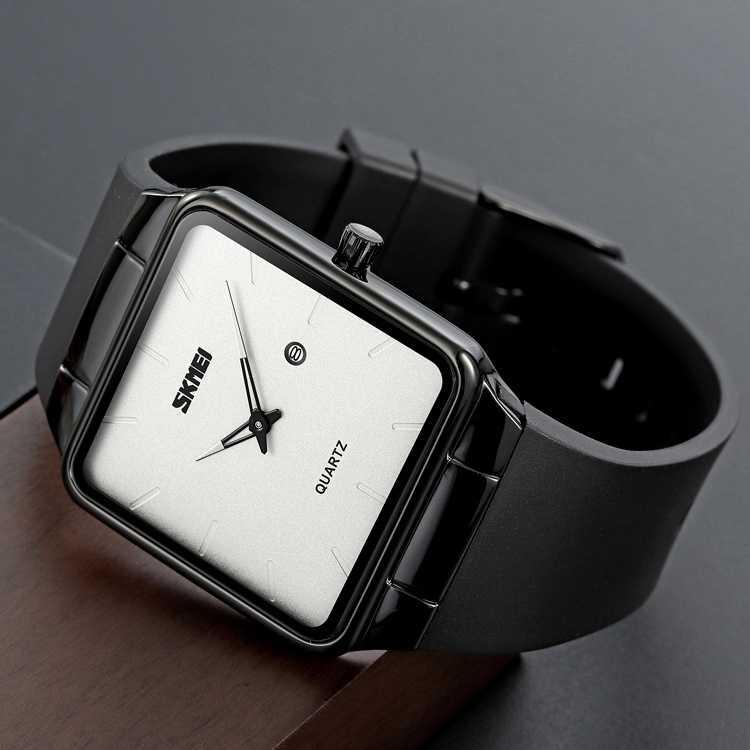 large Годинник чоловічий Skmei 1961BKSI Black-Silver 2