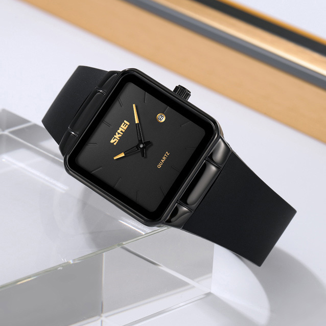large Годинник чоловічий Skmei 2173BKBK Black-Black 2