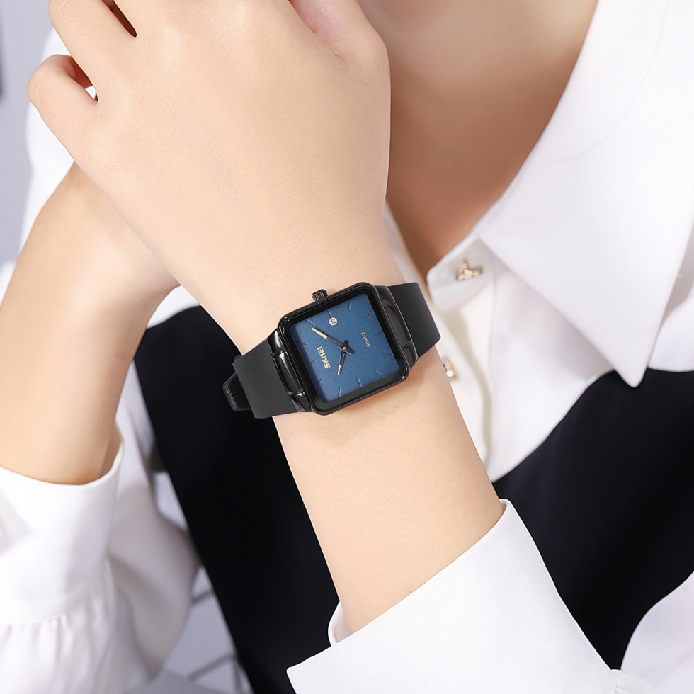 large Годинник чоловічий Skmei 2173BKBU Black-Blue 1