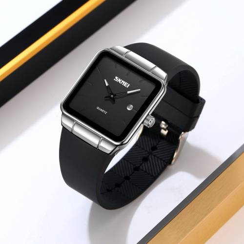 Годинник чоловічий Skmei 2173SIBK Silver-Black-2